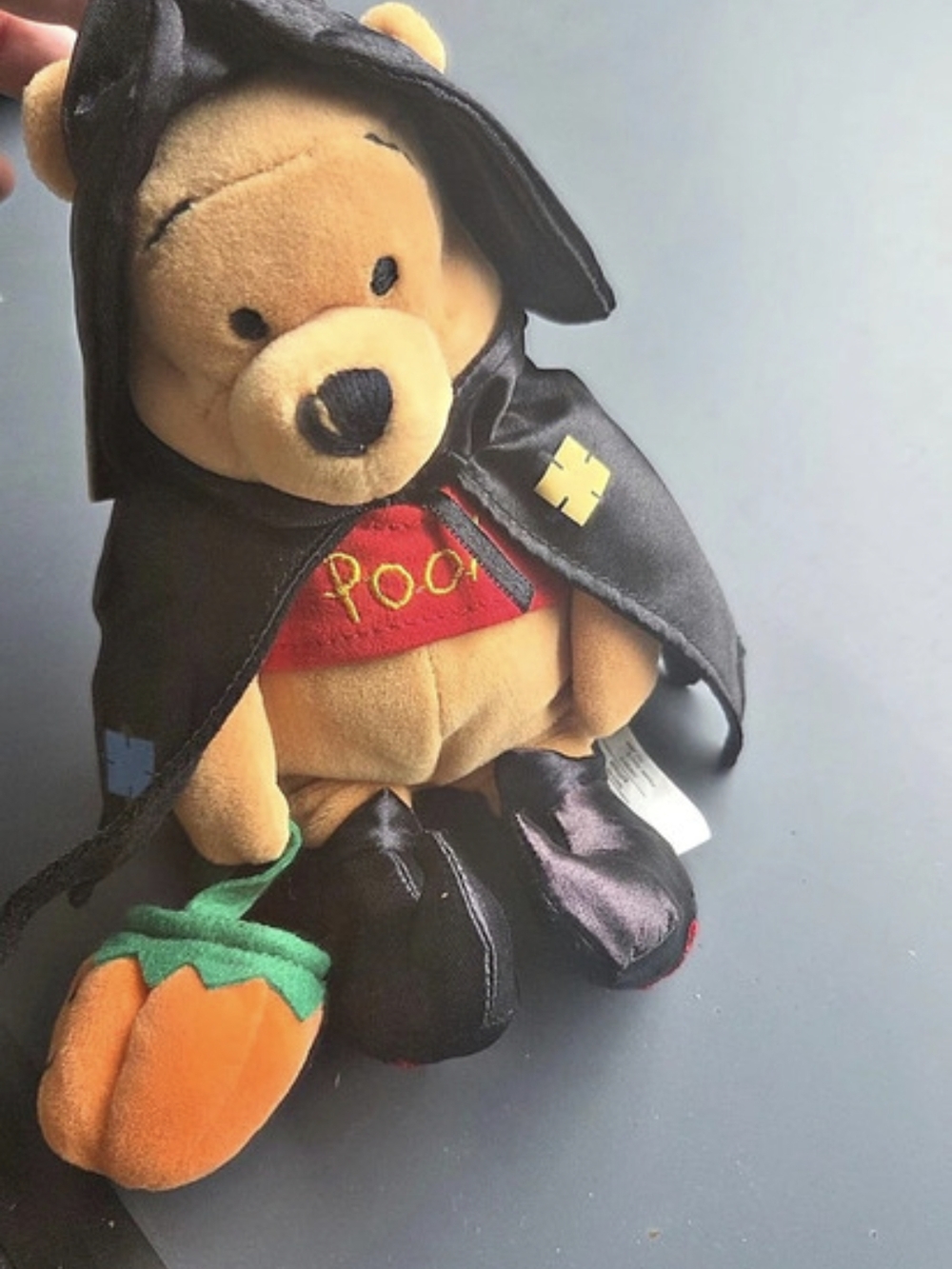 Disney Witch Pooh Mini Bean Bag Plush Halloween Cape